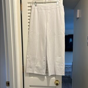 J. Jill Classic White Wide Leg Pants